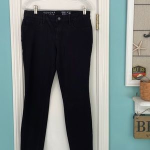 TALL ALERT! Sonoma mid rise skinny knit jeans 6 Long